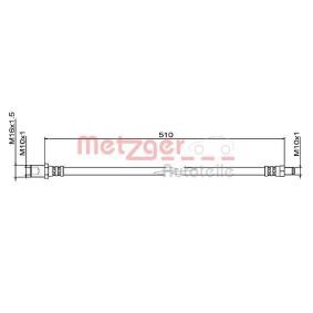 Bremsschlauch 4111494 von METZGER günstig für 16,77 € online kaufen