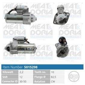 Köp Startmotor av MEAT & DORIA 5015298 till det låga priset 2796,45 kr