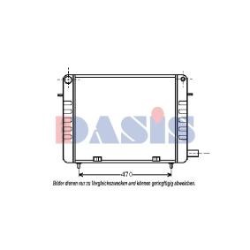Achetez des Radiateur du moteur AKS DASIS 151230N à prix pour 678,05 €