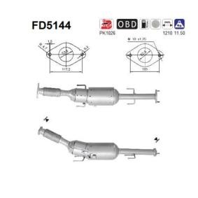Partikelfilter (DPF) FD5144