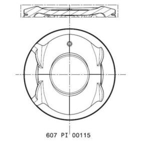Kolben 607 PI 00115 001