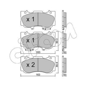 Acquista Kit pastiglie freni da CIFAM 822-1183-0 a buon mercato per soli 81,99 €