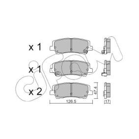 Acquista Kit pastiglie freni da CIFAM 822-1184-0 a buon mercato per soli 73,98 €