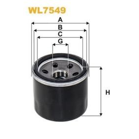 Köp Oljefilter av WIX FILTERS WL7549 till det låga priset 166,51 kr