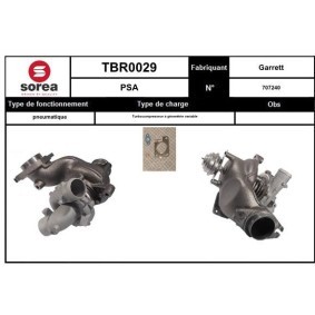 Compre Turbocompressor da SNRA TBR0029 a um preço baixo por 536,54 €