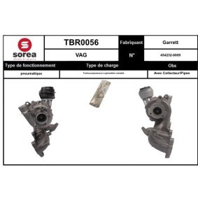 VOLKSWAGEN Turbolader von SNRA