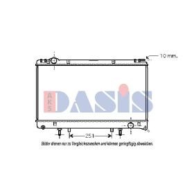 Achetez des Radiateur du moteur AKS DASIS 210109N à prix pour 98,65 €