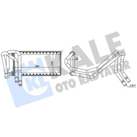 Acquista Scambiatore calore per riscaldamento abitacolo da KALE OTO RADYATOR 346830 a buon mercato per soli 65,21 €