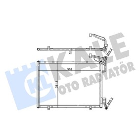 Klimakondensator 353870 für FORD