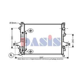 Achetez des Radiateur du moteur AKS DASIS 220018N à prix pour 146,25 €