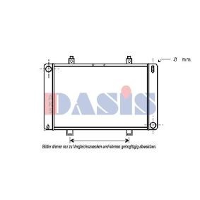 Achetez des Radiateur du moteur AKS DASIS 250120N à prix pour 419,42 €