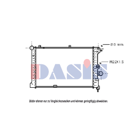 Achetez des Radiateur du moteur AKS DASIS 250130N à prix pour 268,95 €
