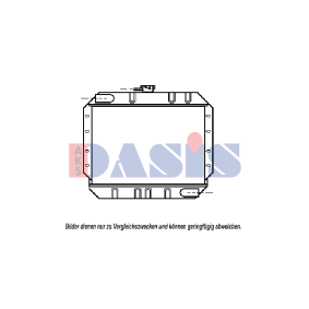 Acquista Radiatore da AKS DASIS online per TRANSIT Furgonato (V_ _) a prezzi moderati