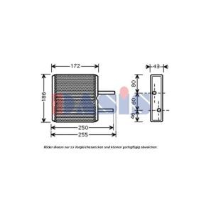 Acquista Scambiatore calore per riscaldamento abitacolo da AKS DASIS 329003N a buon mercato per soli 42,41 €