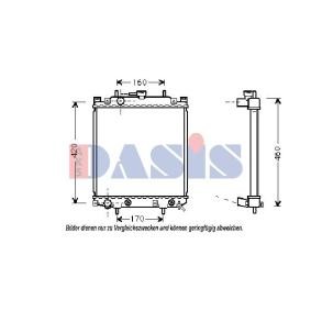 Acquista Radiatore motore da AKS DASIS 360016N a buon mercato per soli 50,78 €
