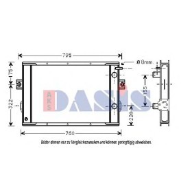 Achetez des Radiateur de chez AKS DASIS en ligne pour DAILY I Camion plate-forme/Châssis à prix modérés