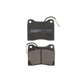 Bremsbeläge von SBP günstig für 18,93 €