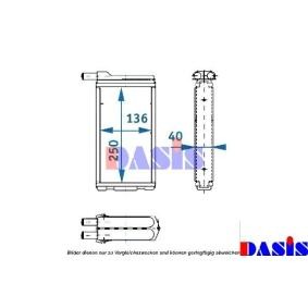 Acquista Scambiatore calore per riscaldamento abitacolo da AKS DASIS 499002N a buon mercato per soli 22,33 €