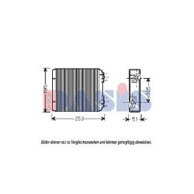 Acquista Scambiatore calore per riscaldamento abitacolo da AKS DASIS 499003N a buon mercato per soli 34,22 €