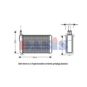 Acquista Scambiatore calore per riscaldamento abitacolo da AKS DASIS 499006N a buon mercato per soli 19,35 €