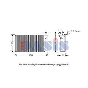 Acquista Scambiatore calore per riscaldamento abitacolo da AKS DASIS 499007N a buon mercato per soli 36,99 €
