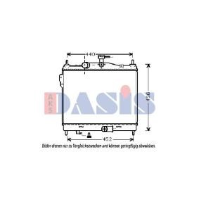 Achetez des Radiateur du moteur AKS DASIS 560056N à prix pour 96,87 €
