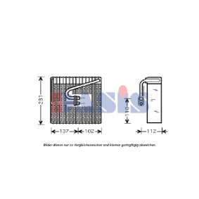 Verdampfer, Klimaanlage 820064N