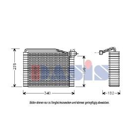 Verdampfer, Klimaanlage von AKS DASIS
