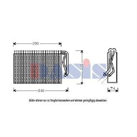 Verdampfer, Klimaanlage 820229N