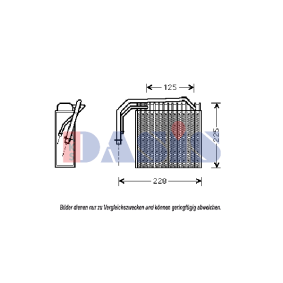 Verdampfer, Klimaanlage 820235N