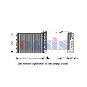 Verdampfer, Klimaanlage 821840N