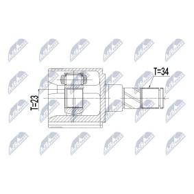 Comprar Juego de articulación, árbol de transmisión de NTY NPW-BM-124 a bajo precio de 52,84 €