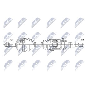Comprar Árbol de transmisión de NTY NPW-FT-045 a bajo precio de 170,34 €
