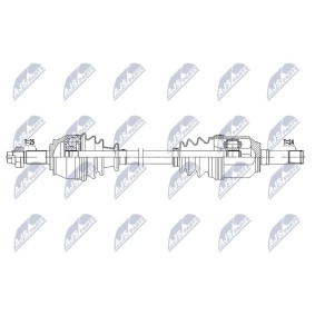 Acquista Semiasse da NTY NPW-FT-047 a buon mercato per soli 124,42 €
