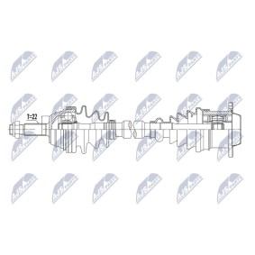 Acquista Semiasse da NTY NPW-VW-141 a buon mercato per soli 174,37 €