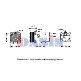 Klimakompressor 851881N für MASCOTT Pritsche/Fahrgestell für 276,90 CHF