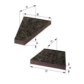 Comprar Filtro de habitáculo de HENGST FILTER E1935LC a bajo precio de 61,94 €