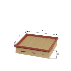 Luftfilter E598L für LDV