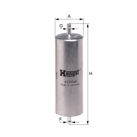 Compre Filtro de combustível da HENGST FILTER H109WK a um preço baixo por 15,96 €
