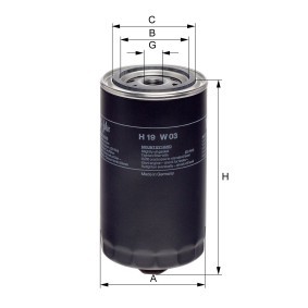 Ölfilter H19W03 von HENGST FILTER günstig für 19,28 € online kaufen