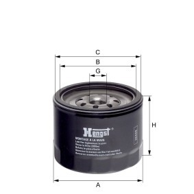 Compre Filtro de óleo da HENGST FILTER H96W a um preço baixo por 12,37 €
