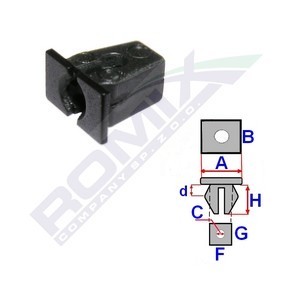 Comprar Clip, listón de ROMIX 15505 a bajo precio de 0,51 €