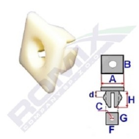 Clip, Zier- / Schutzleiste B22030