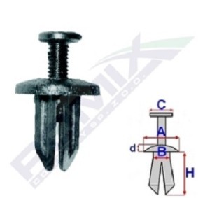 Clip, Zier- / Schutzleiste B22072