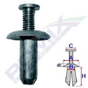 Clip, Zier- / Schutzleiste B22081