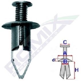 Clip, Zier- / Schutzleiste B22110
