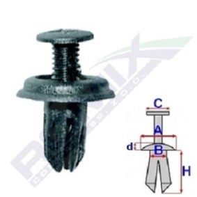 Clip, Zier- / Schutzleiste B22148