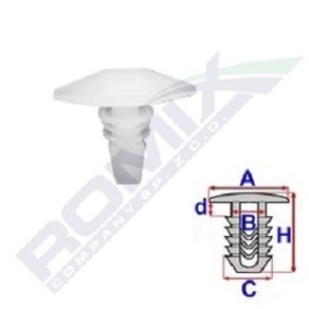 Clip, Zier- / Schutzleiste B22611