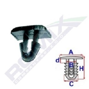 Clip, Zier- / Schutzleiste B25364