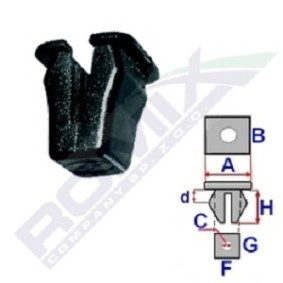 Comprar Grapa de ROMIX C10104 a bajo precio de 0,53 €